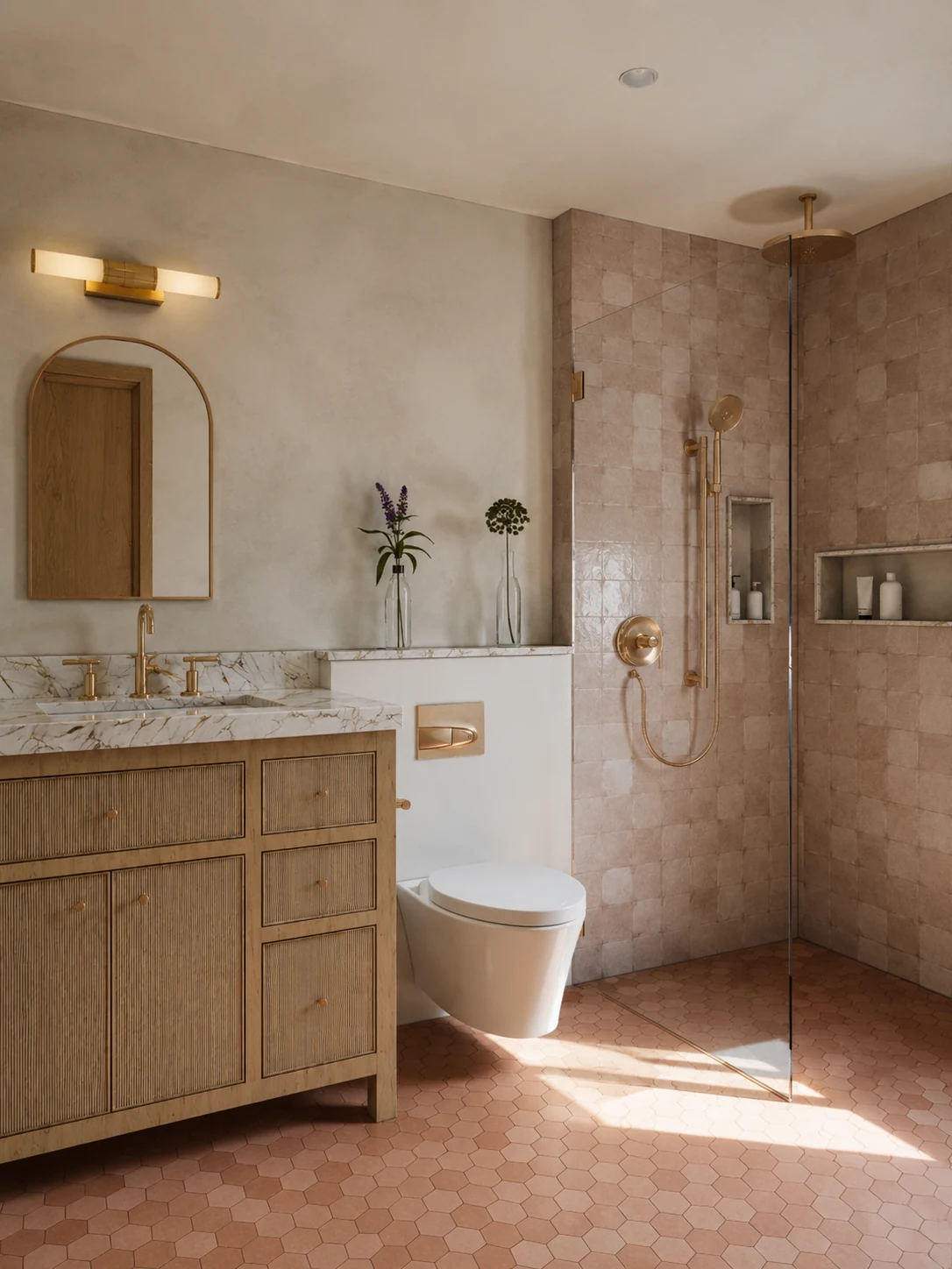 Second bathroom renovation visualisation