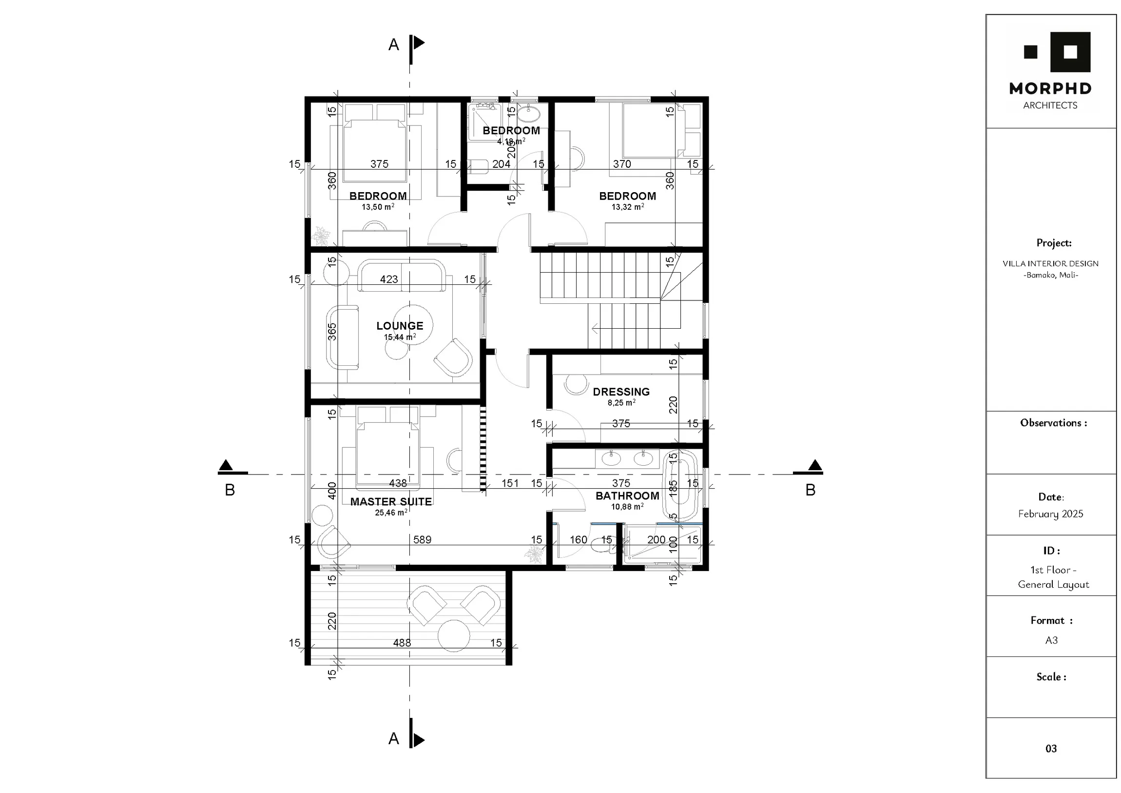 First-floor architectural layout