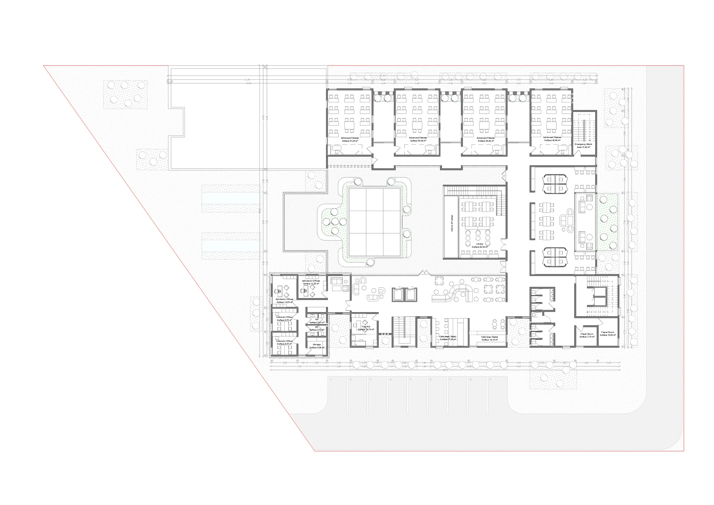 First-floor architectural plan