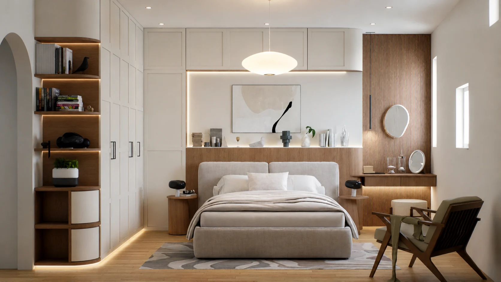 Primary bedroom — MATP Madrid Apartment