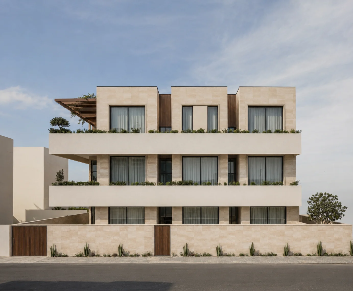 Garden elevation — MJPH Private Residence