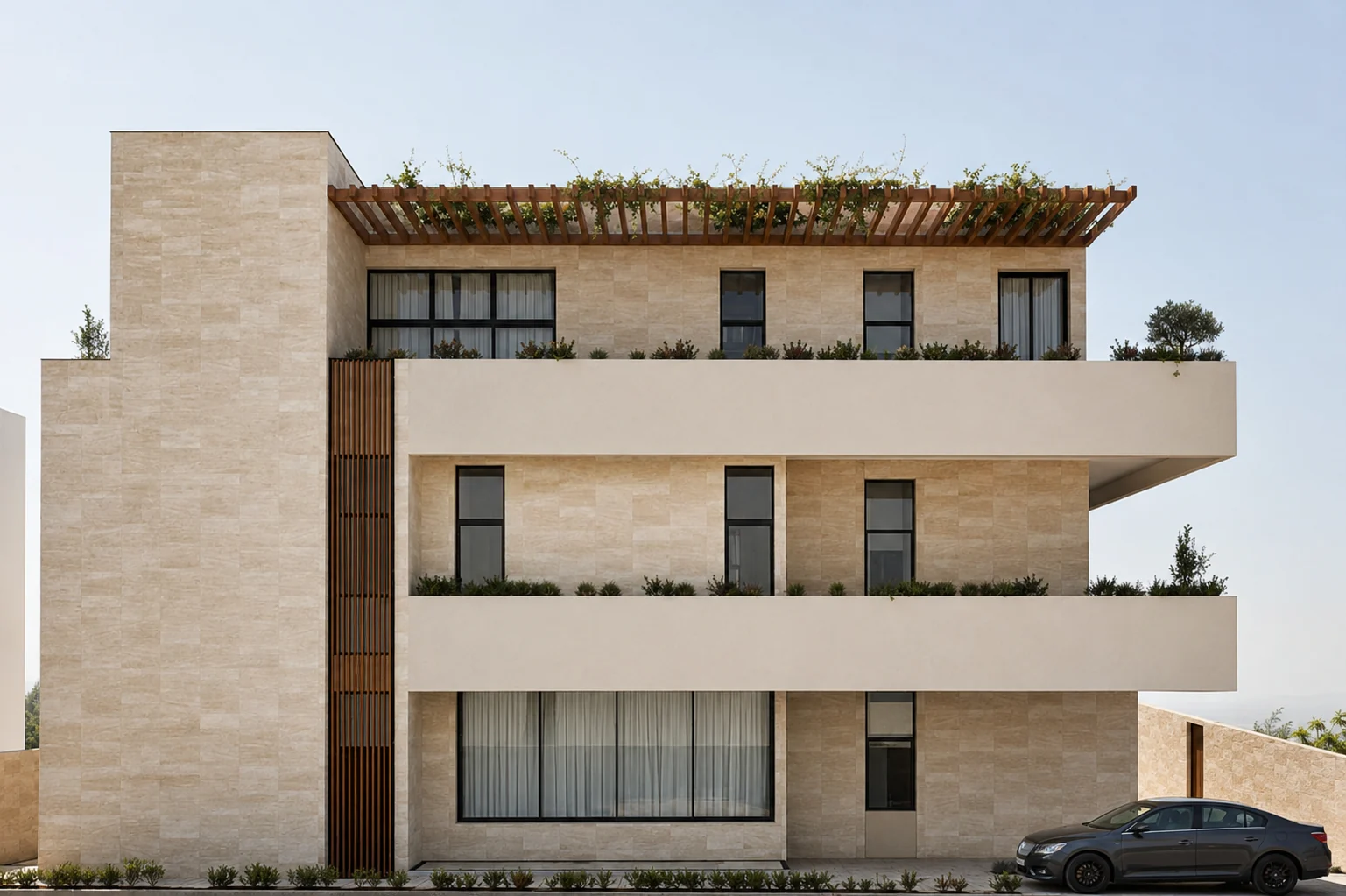Side facade — MJPH Private Residence
