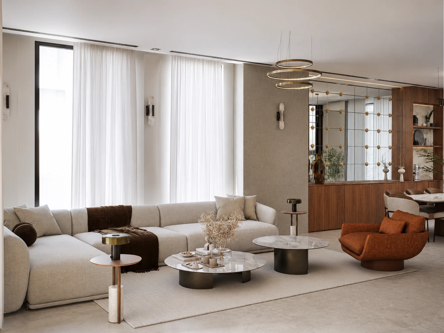 Living room — Riyadh Private Villa
