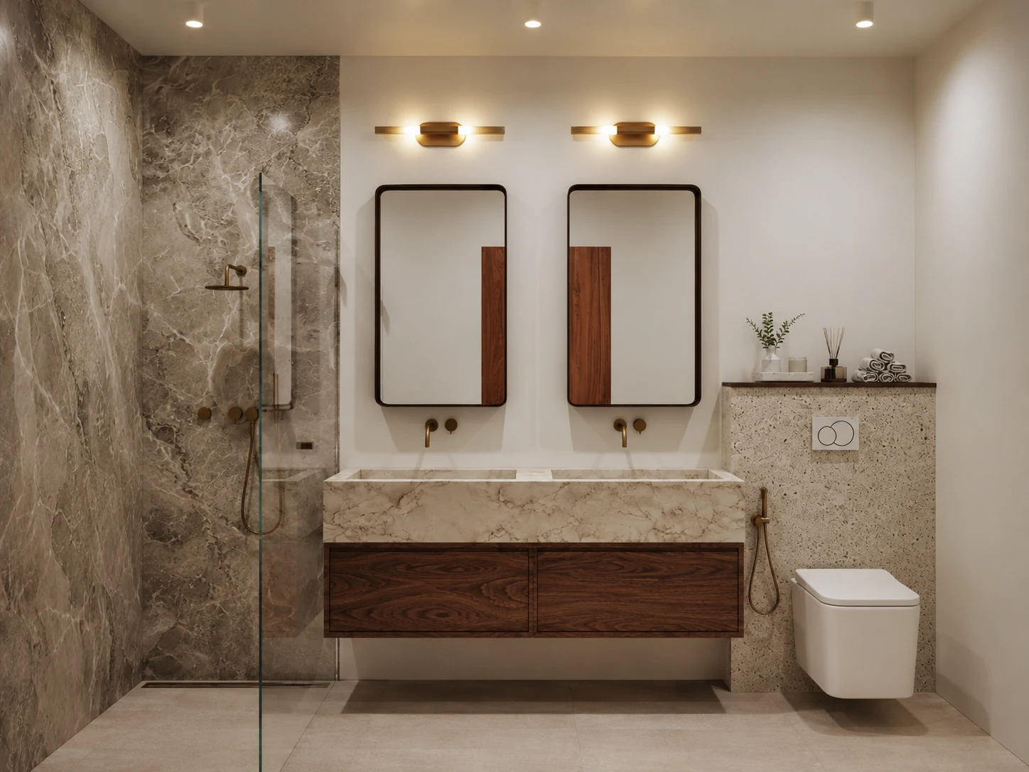 Primary bathroom — Riyadh Private Villa