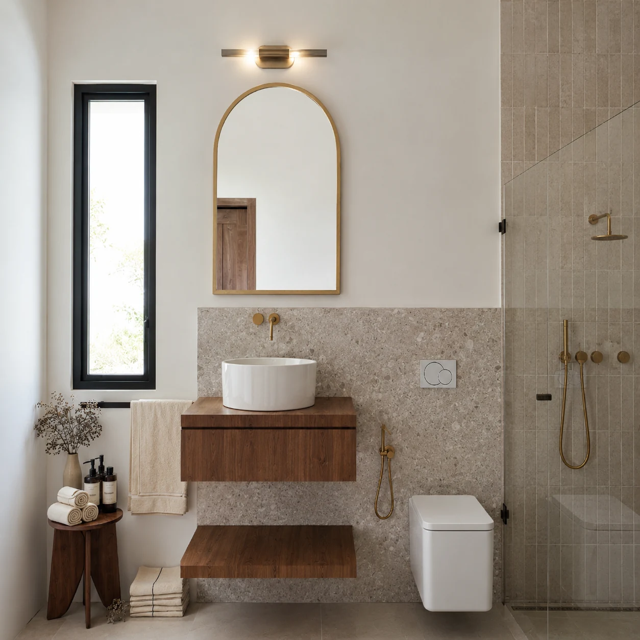 Powder room — Riyadh Private Villa