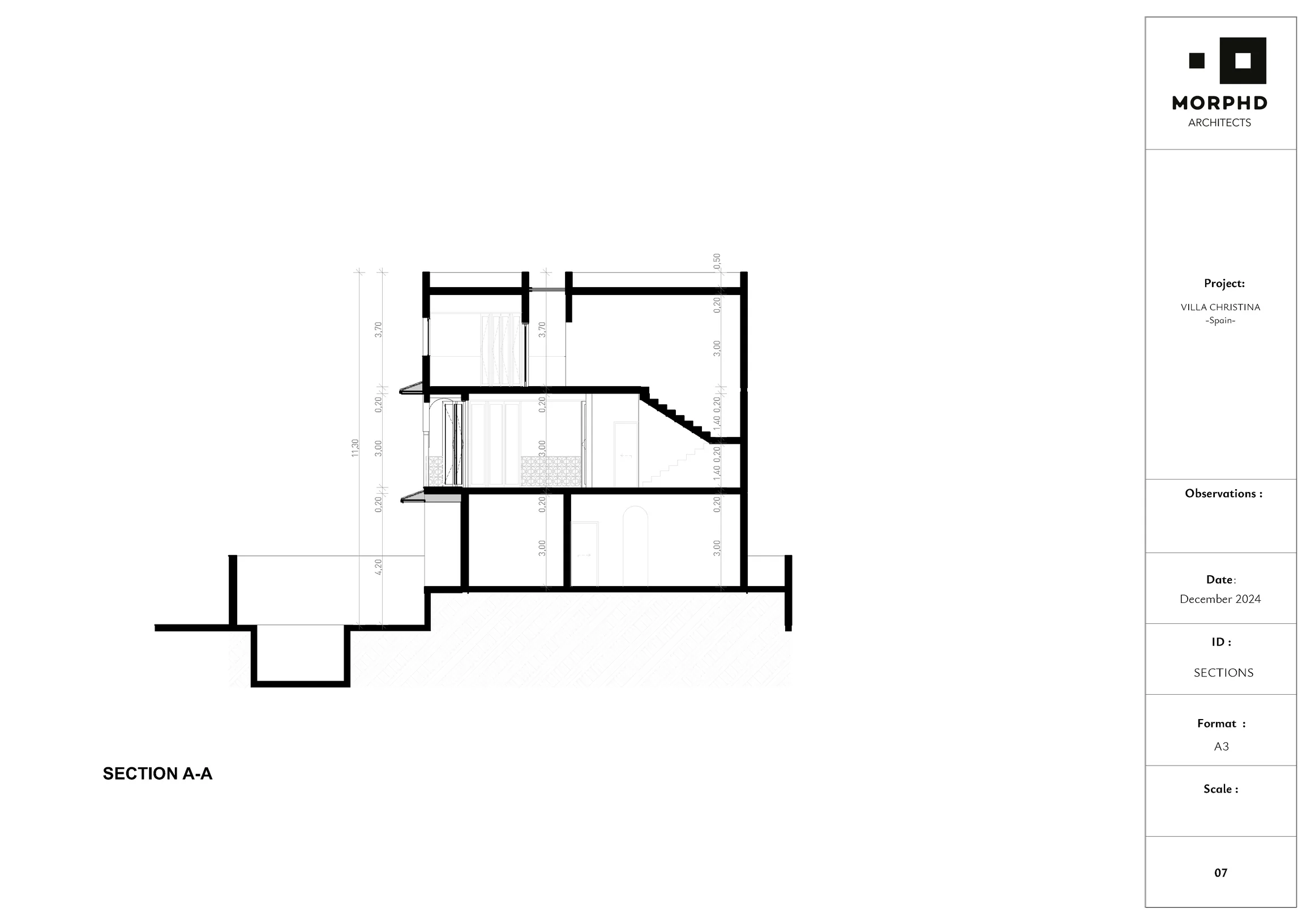 Architectural section
