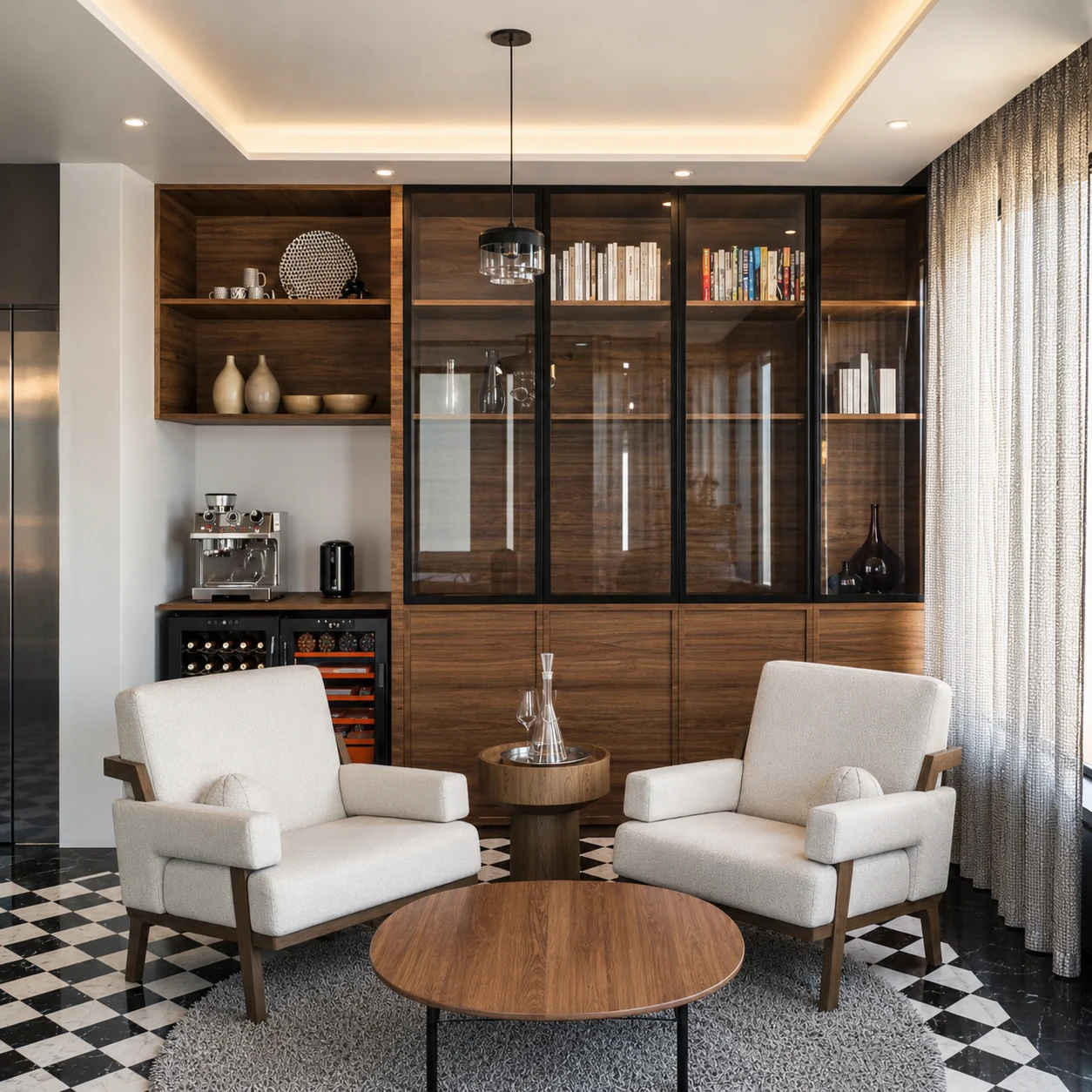 Library lounge — Villa Christina